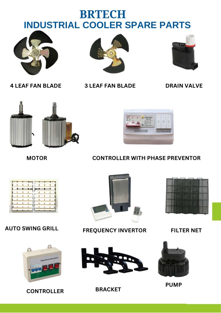 BRTECH DUCTED COOLERS SPARE PARTS