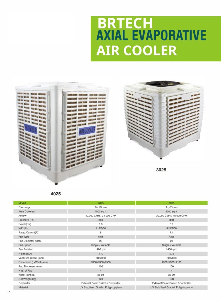 BRTECH AXIAL EVAPORATIVE AIR COOLER