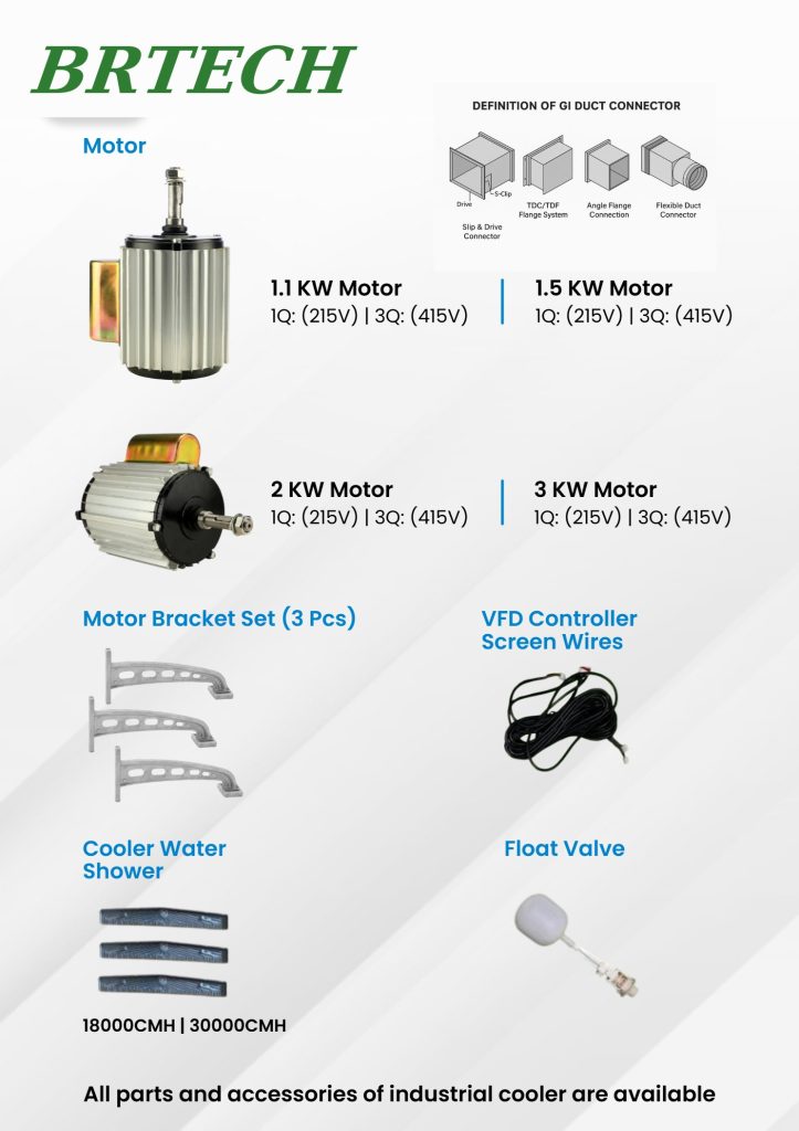 BRTECH INDUSTRIAL COOLER ACCESSORIES