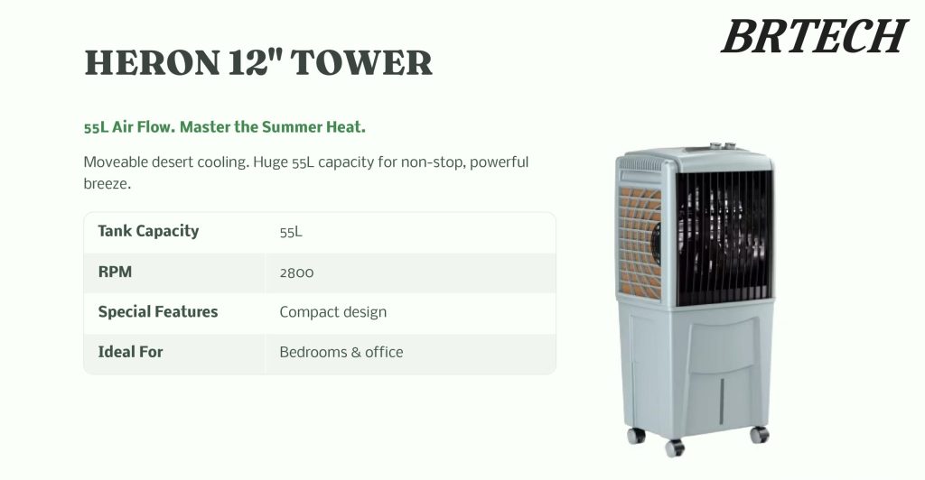 HERON GT 12″ TOWER COOLER