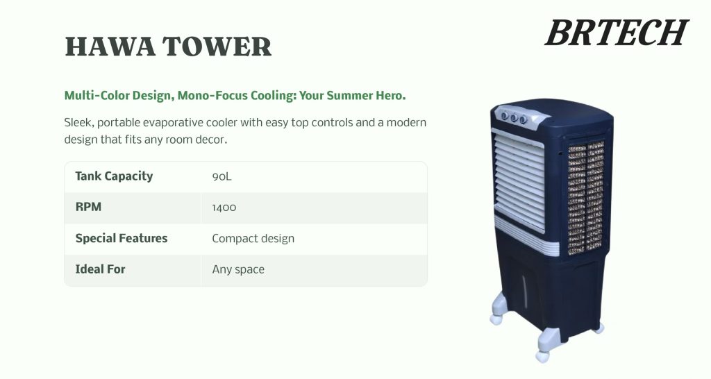 BRTECH HAWA TOWER COOLER