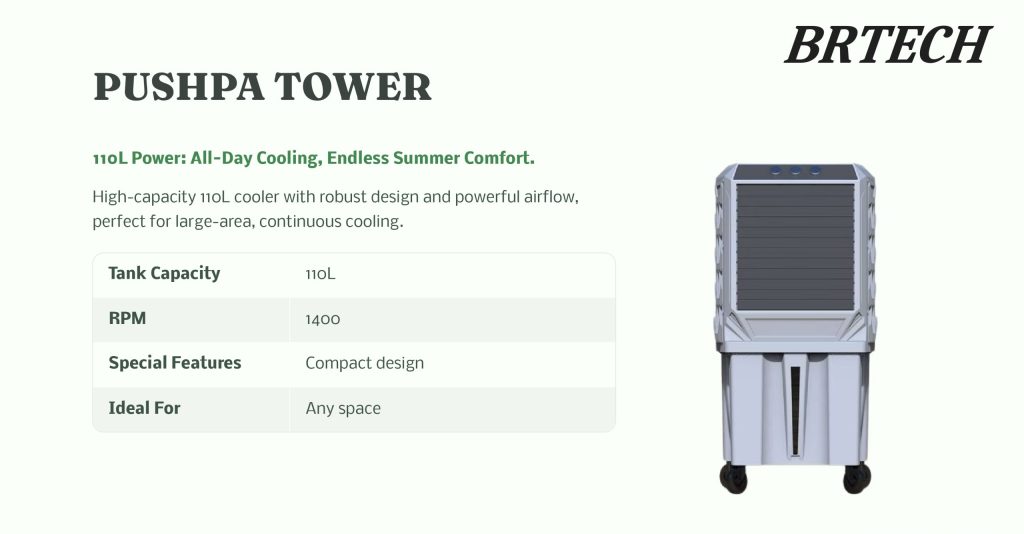 BRTECH PUSHPA TOWER COOLER